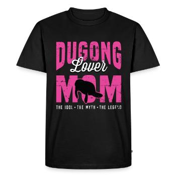Dugong Amant Maman L’Idole Le Mythe Le Lamantin - T-shirt Premium bio Homme - noir - Devant - Nico (187cm)