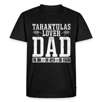 L’amant de la tarentule papa l’idole de l’éleveur de tarentule - T-shirt Premium bio Homme - noir - Devant - Nico (187cm)