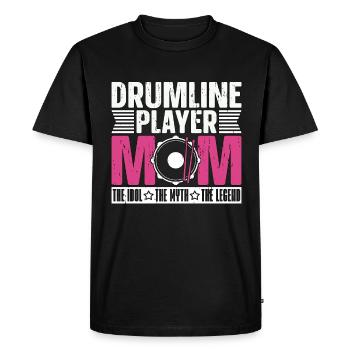 Drumline Player Maman L’Idole La Fanfare - T-shirt Premium bio Homme - noir - Devant - Nico (187cm)
