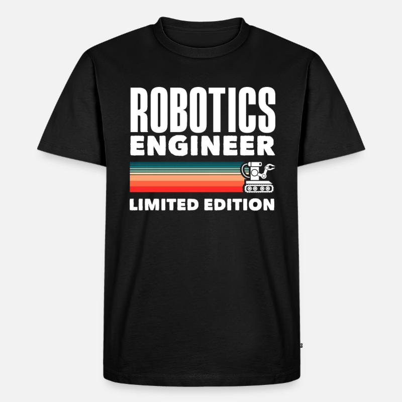 Programmeur de robots robotiques - T-shirt Premium bio Homme - noir
