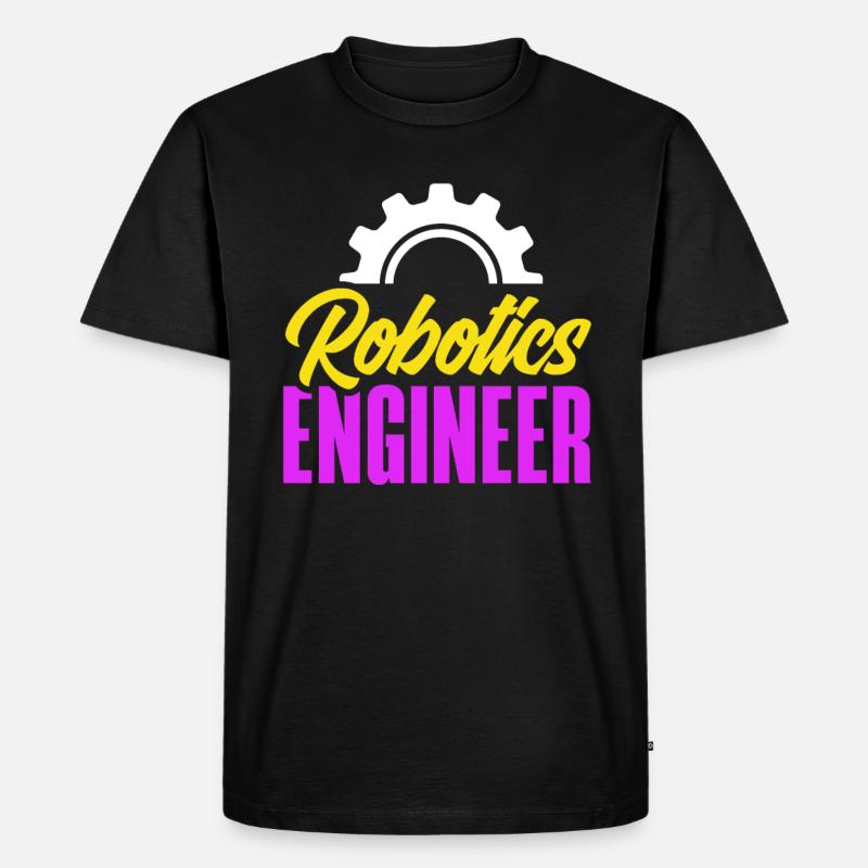 Programmeur de robots robotiques - T-shirt Premium bio Homme - noir