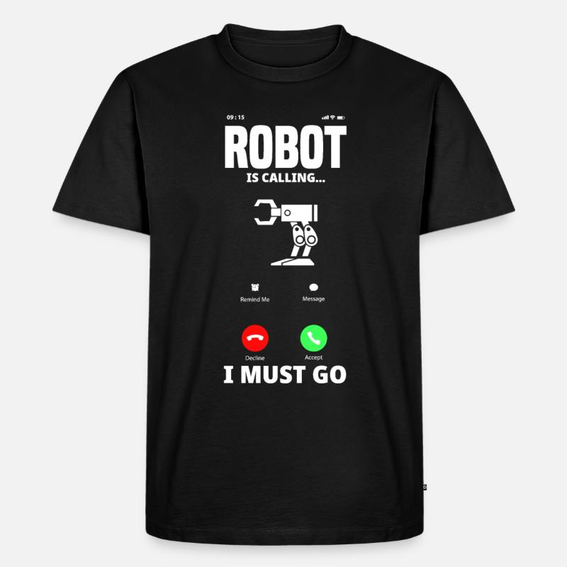 Robotics Robot Programmer - Men's Premium Organic T-Shirt - black