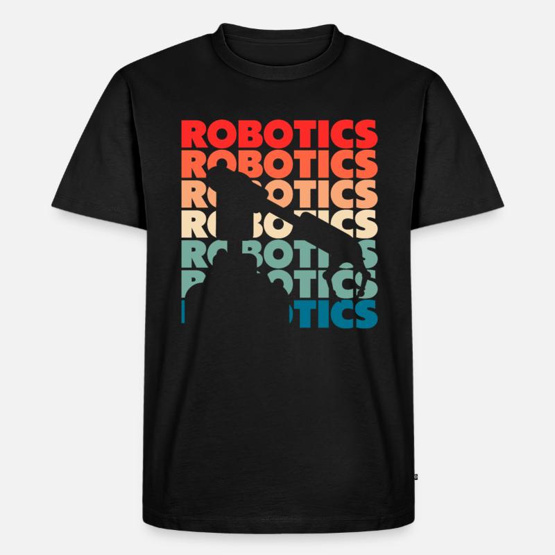 Programmeur de robots robotiques - T-shirt Premium bio Homme - noir