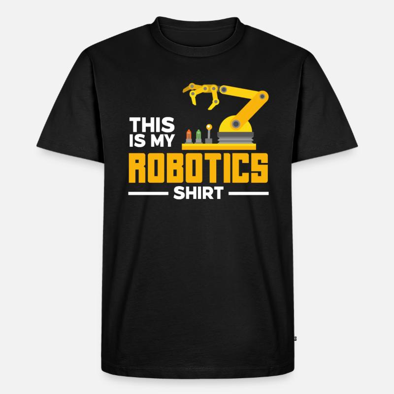 Programmeur de robots robotiques - T-shirt Premium bio Homme - noir