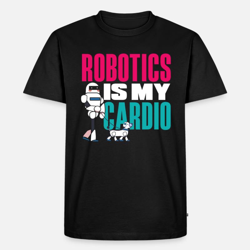 Programmeur de robots robotiques - T-shirt Premium bio Homme - noir