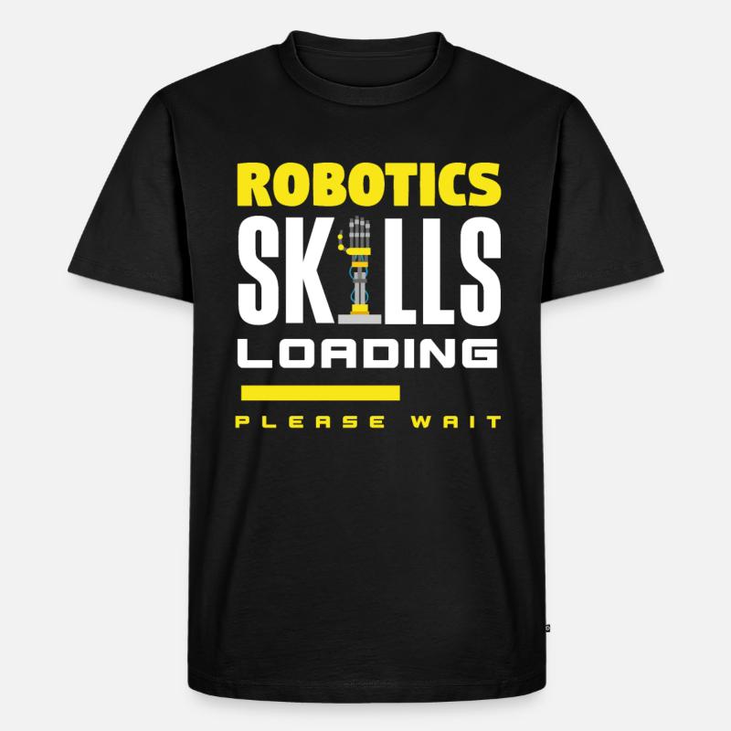 Programmeur de robots robotiques - T-shirt Premium bio Homme - noir