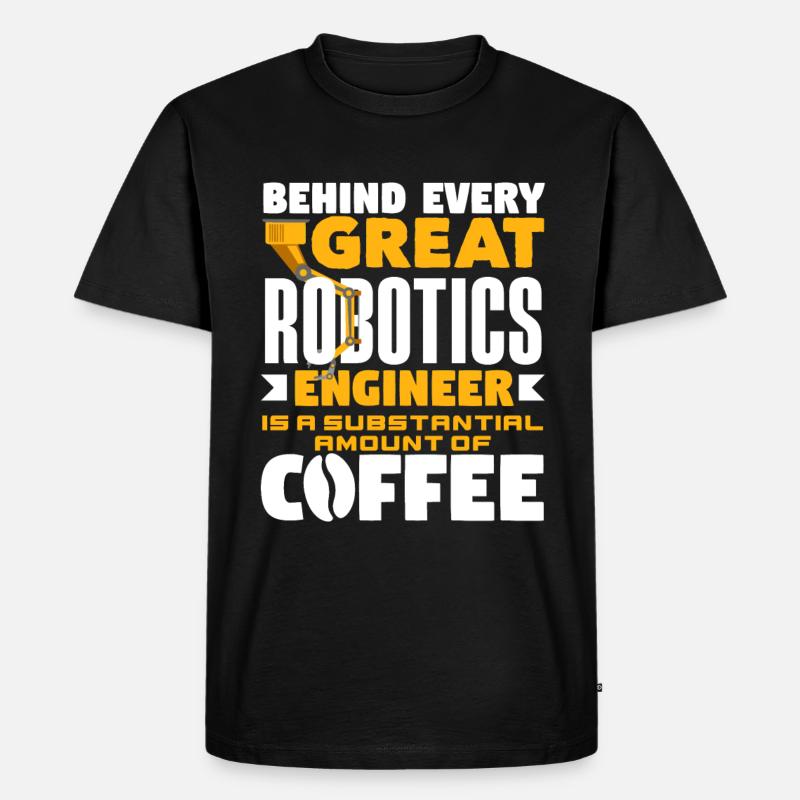 Robotics Robot Programmer - Men's Premium Organic T-Shirt - black