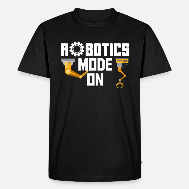 Programmeur de robots robotiques - T-shirt Premium bio Homme - noir