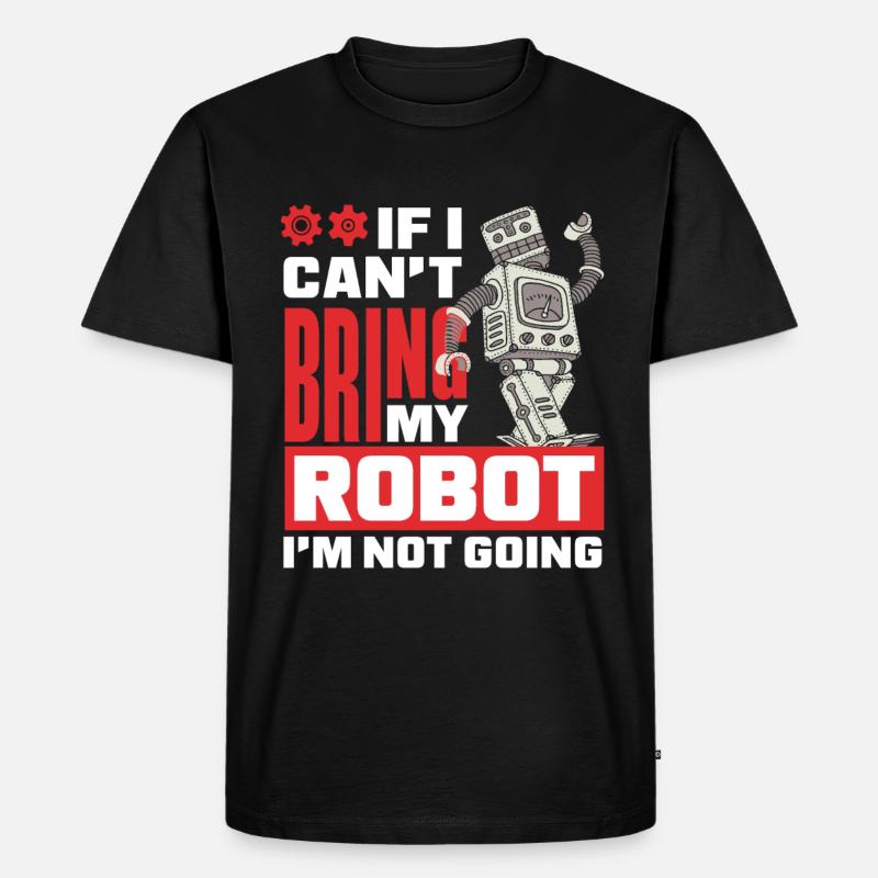 Programmeur de robots robotiques - T-shirt Premium bio Homme - noir