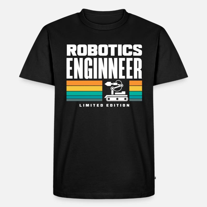 Robotics Robot Programmer - Men's Premium Organic T-Shirt - black