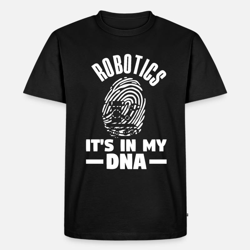 Programmeur de robots robotiques - T-shirt Premium bio Homme - noir