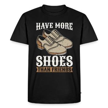 Tap Dance Have More Shoes Loves Dancing Tap Dancer - Men's Premium Organic T-Shirt - black - Front - Nico (187cm)