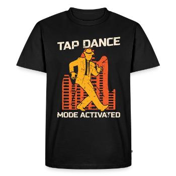 Mode Tap Dance activé Tap Dancing Tap Dancer - T-shirt Premium bio Homme - noir - Devant - Nico (187cm)