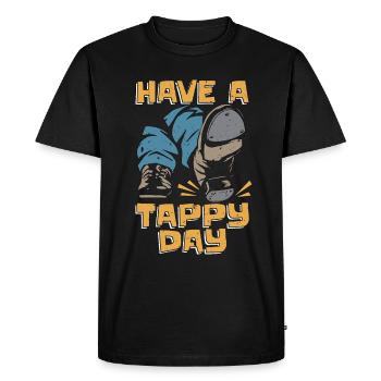 Tap Dance Have A Tappy Day Stomping Tap Dancer - Men's Premium Organic T-Shirt - black - Front - Nico (187cm)