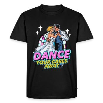 Danse de salon Your Cares Danse Danseuse de salon - T-shirt Premium bio Homme - noir - Devant - Nico (187cm)