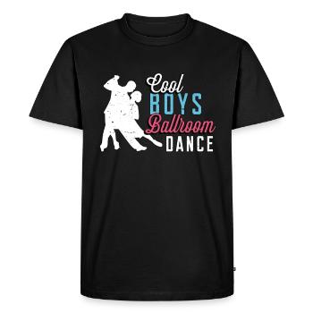 Ballroom Dance Cool Boys Ballroom Dance Dancing - Men's Premium Organic T-Shirt - black - Front - Nico (187cm)