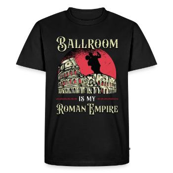 La danse de salon est ma danse de l’Empire romain - T-shirt Premium bio Homme - noir - Devant - Nico (187cm)