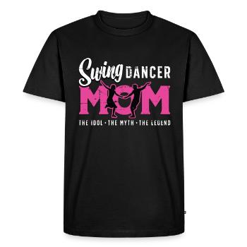 Danseuse Swing Maman L’Idole Le Mythe La Danse Sport - T-shirt Premium bio Homme - noir - Devant - Nico (187cm)