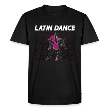 Danse Salsa Danse Latine Musique Mambo Danseuse Salsa - T-shirt Premium bio Homme - noir - Devant - Nico (187cm)