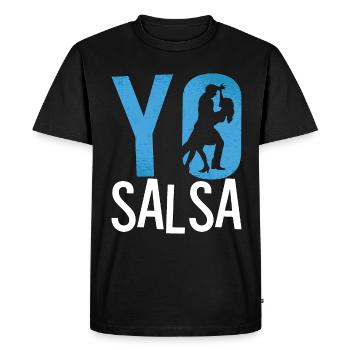Salsa Dance Yo Salsa Loves Mambo Music Dance Sport - Men's Premium Organic T-Shirt - black - Front - Nico (187cm)
