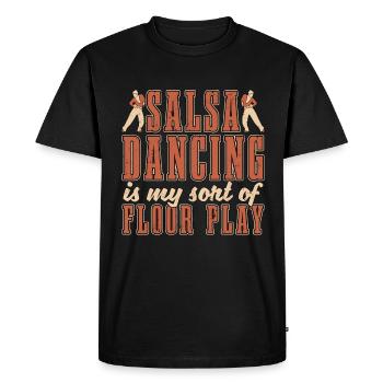 Salsa Dancing Is My Sort Dance Sport Salsa Dancer - Men's Premium Organic T-Shirt - black - Front - Nico (187cm)
