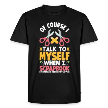 Album de souvenirs, album de scrapbooking, album de souvenirs - T-shirt Premium bio Homme - noir - Devant - Nico (187cm)