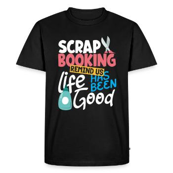 Album de souvenirs, album de scrapbooking, album de souvenirs - T-shirt Premium bio Homme - noir - Devant - Nico (187cm)