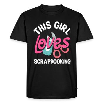 Album de souvenirs, album de scrapbooking, album de souvenirs - T-shirt Premium bio Homme - noir - Devant - Nico (187cm)