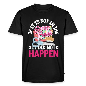 Album de souvenirs, album de scrapbooking, album de souvenirs - T-shirt Premium bio Homme - noir - Devant - Nico (187cm)