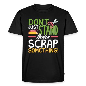 Memory Book, Scrapbook, Scrapbook, Scrapbook, Scrapbook - Men's Premium Organic T-Shirt - black - Front - Nico (187cm)