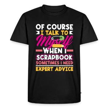 Memory Book, Scrapbook, Scrapbook, Scrapbook, Scrapbook - Men's Premium Organic T-Shirt - black - Front - Nico (187cm)