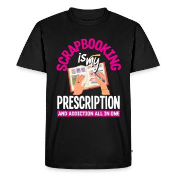 Memory Book, Scrapbook, Scrapbook, Scrapbook, Scrapbook - Men's Premium Organic T-Shirt - black - Front - Nico (187cm)
