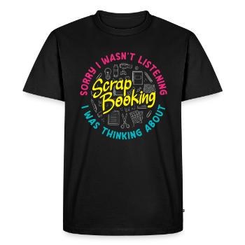 Memory Book, Scrapbook, Scrapbook, Scrapbook, Scrapbook - Men's Premium Organic T-Shirt - black - Front - Nico (187cm)