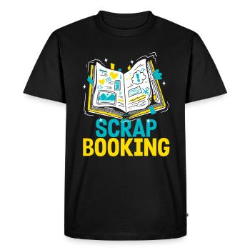 Memory Book, Scrapbook, Scrapbook, Scrapbook, Scrapbook - Men's Premium Organic T-Shirt - black - Front - Nico (187cm)