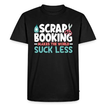 Memory Book, Scrapbook, Scrapbook, Scrapbook, Scrapbook - Men's Premium Organic T-Shirt - black - Front - Nico (187cm)