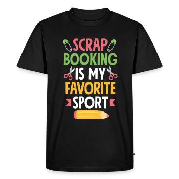 Memory Book, Scrapbook, Scrapbook, Scrapbook, Scrapbook - Men's Premium Organic T-Shirt - black - Front - Nico (187cm)