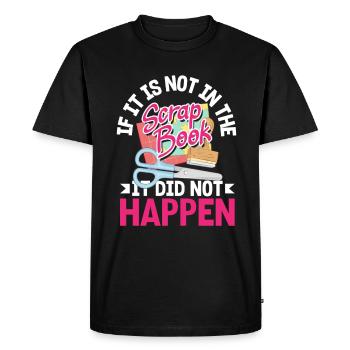 Memory Book, Scrapbook, Scrapbook, Scrapbook, Scrapbook - Men's Premium Organic T-Shirt - black - Front - Nico (187cm)