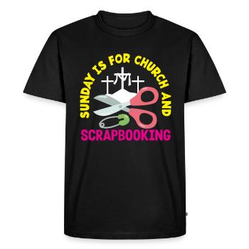 Memory Book, Scrapbook, Scrapbook, Scrapbook, Scrapbook - Men's Premium Organic T-Shirt - black - Front - Nico (187cm)