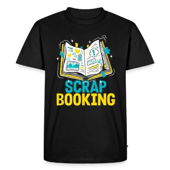 Memory Book, Scrapbook, Scrapbook, Scrapbook, Scrapbook - Men's Premium Organic T-Shirt - black - Front - Nico (187cm)