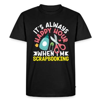 Memory Book, Scrapbook, Scrapbook, Scrapbook, Scrapbook - Men's Premium Organic T-Shirt - black - Front - Nico (187cm)