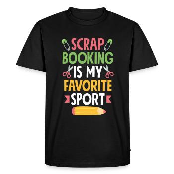 Memory Book, Scrapbook, Scrapbook, Scrapbook, Scrapbook - Men's Premium Organic T-Shirt - black - Front - Nico (187cm)
