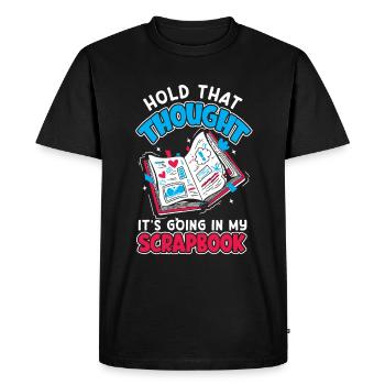 Memory Book, Scrapbook, Scrapbook, Scrapbook, Scrapbook - Men's Premium Organic T-Shirt - black - Front - Nico (187cm)