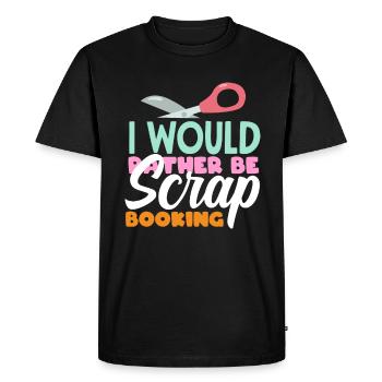 Memory Book, Scrapbook, Scrapbook, Scrapbook, Scrapbook - Men's Premium Organic T-Shirt - black - Front - Nico (187cm)