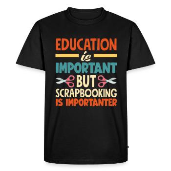 Memory Book, Scrapbook, Scrapbook, Scrapbook, Scrapbook - Men's Premium Organic T-Shirt - black - Front - Nico (187cm)