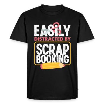 Memory Book, Scrapbook, Scrapbook, Scrapbook, Scrapbook - Men's Premium Organic T-Shirt - black - Front - Nico (187cm)