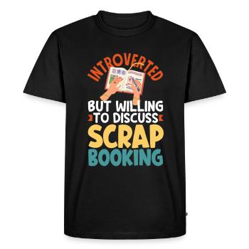 Memory Book, Scrapbook, Scrapbook, Scrapbook, Scrapbook - Men's Premium Organic T-Shirt - black - Front - Nico (187cm)