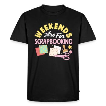 Memory Book, Scrapbook, Scrapbook, Scrapbook, Scrapbook - Men's Premium Organic T-Shirt - black - Front - Nico (187cm)
