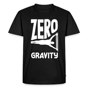 Entraînement de gymnastique suédoise Entraînement de fitness - T-shirt Premium bio Homme - noir - Devant - Nico (187cm)