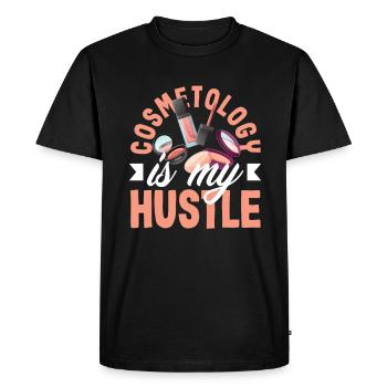 Soins de la peau Cosmétiques esthéticiennes - T-shirt Premium bio Homme - noir - Devant - Nico (187cm)