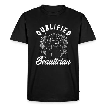 Soins de la peau Cosmétiques esthéticiennes - T-shirt Premium bio Homme - noir - Devant - Nico (187cm)